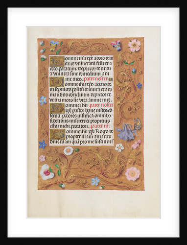 Decorated Text Page by Anonymous