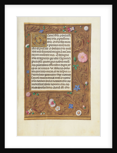 Decorated Text Page by Anonymous