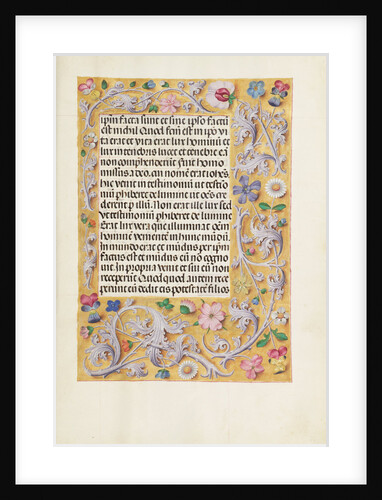 Decorated Text Page by Anonymous
