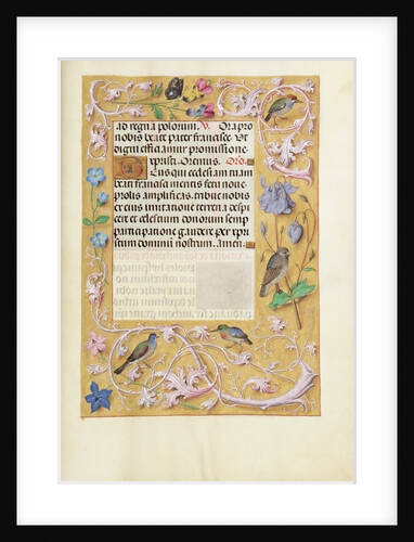 Decorated Text Page by Anonymous