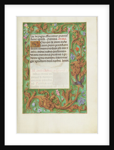 Decorated Text Page by Anonymous