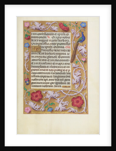 Decorated Text Page by Anonymous