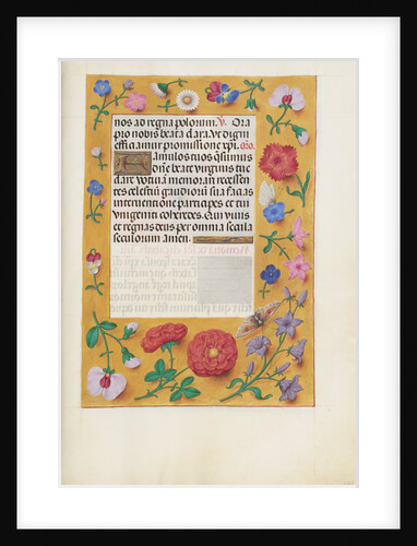 Decorated Text Page by Anonymous