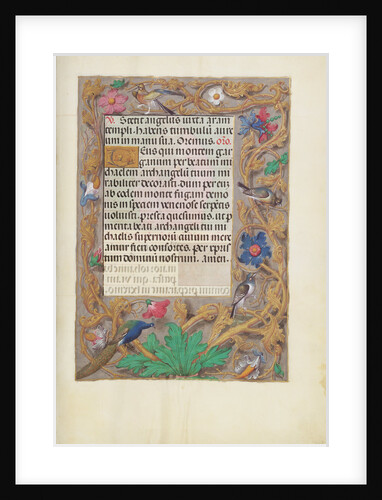 Decorated Text Page by Anonymous