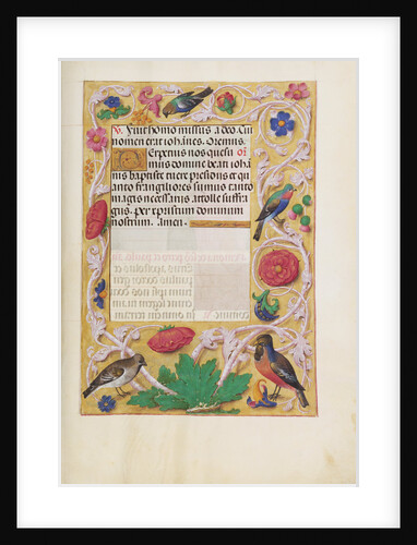 Decorated Text Page by Anonymous