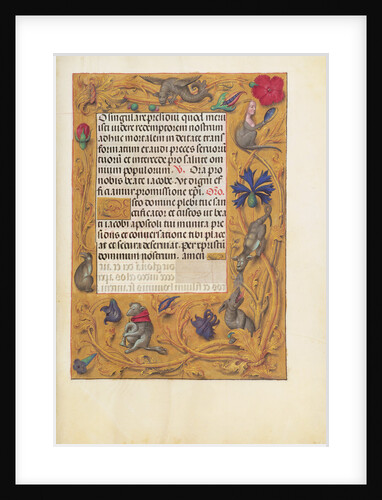 Decorated Text Page by Anonymous