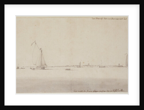 Calm Sea by Willem van de Velde the Younger