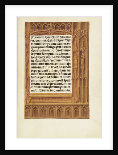 Decorated Text Page by Anonymous