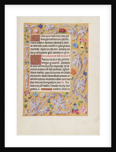 Decorated Text Page by Anonymous