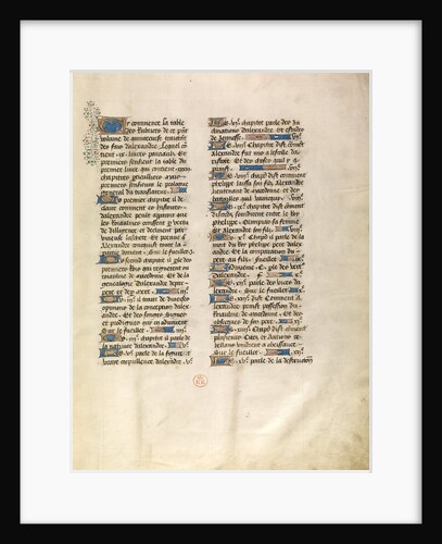 Decorated Text Page by Anonymous