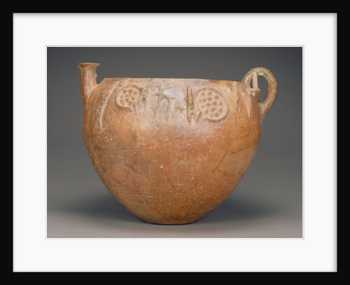 Red-Polished Ware Bowl with High Relief Decoration by Anonymous