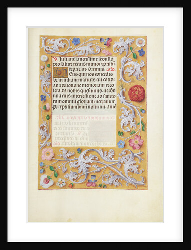 Decorated Text Page by Anonymous