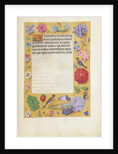 Decorated Text Page by Anonymous