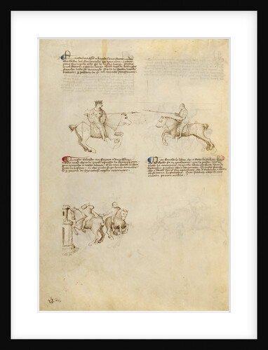 Equestrian Combat with Lance and Dagger by Fiore Furlan dei Liberi da Premariacco