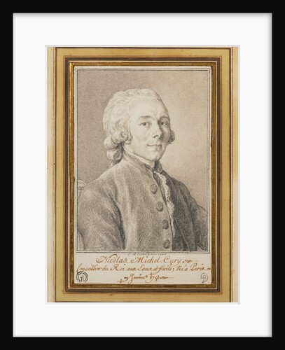Portrait of Nicolas Michel Cury by Charles-Nicolas Cochin II