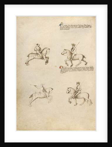 Equestrian Combat with Lance by Fiore Furlan dei Liberi da Premariacco