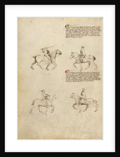 Equestrian Combat with Sword by Fiore Furlan dei Liberi da Premariacco