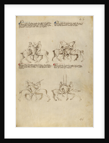 Equestrian Combat with Sword by Fiore Furlan dei Liberi da Premariacco