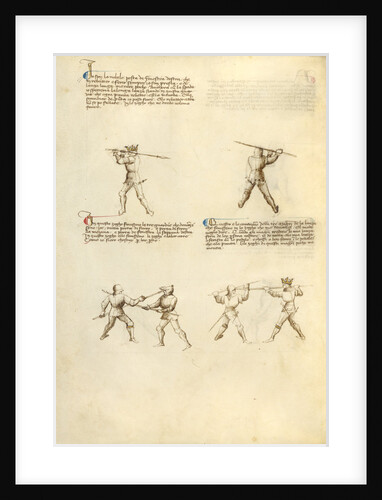 Combat with Lance by Fiore Furlan dei Liberi da Premariacco