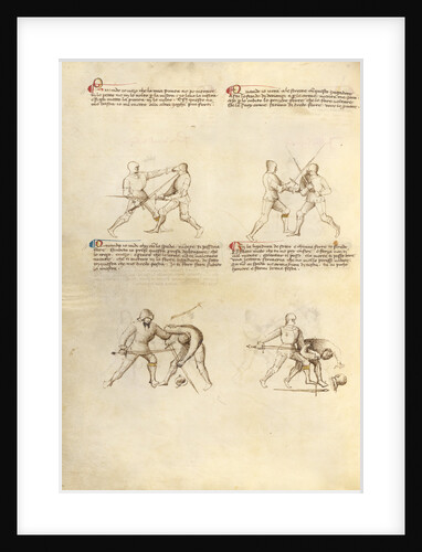Combat with Sword by Fiore Furlan dei Liberi da Premariacco