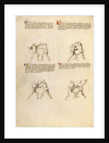 Combat with Sword by Fiore Furlan dei Liberi da Premariacco