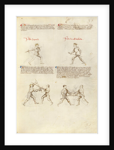 Combat with Sword by Fiore Furlan dei Liberi da Premariacco