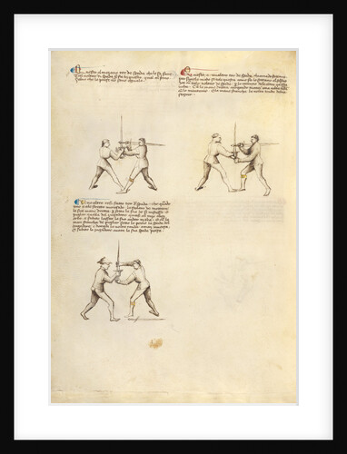 Combat with Sword by Fiore Furlan dei Liberi da Premariacco