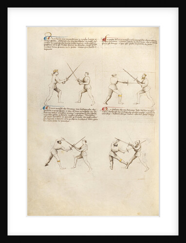 Combat with Sword by Fiore Furlan dei Liberi da Premariacco