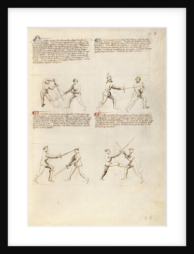 Combat with Sword by Fiore Furlan dei Liberi da Premariacco