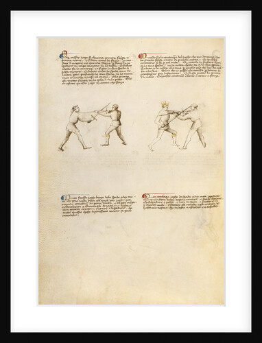 Combat with Sword by Fiore Furlan dei Liberi da Premariacco