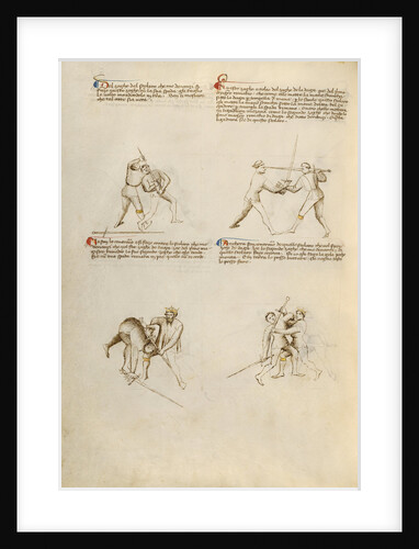 Combat with Sword by Fiore Furlan dei Liberi da Premariacco