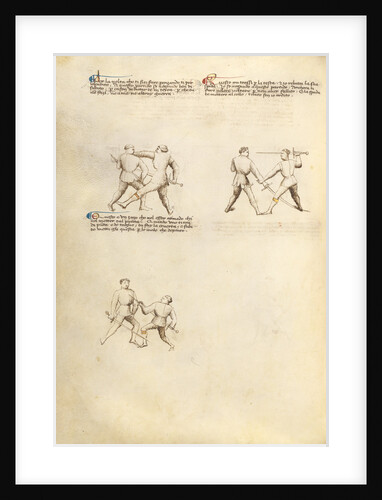 Combat with Sword by Fiore Furlan dei Liberi da Premariacco