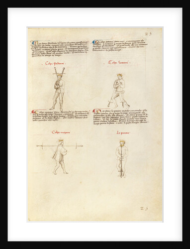 Combat with Sword by Fiore Furlan dei Liberi da Premariacco