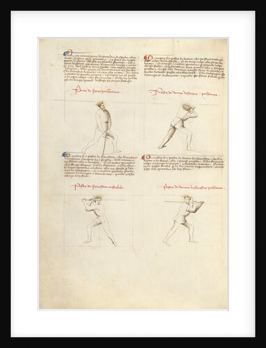 Combat with Sword by Fiore Furlan dei Liberi da Premariacco
