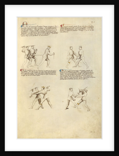 Combat with Dagger and Sword by Fiore Furlan dei Liberi da Premariacco