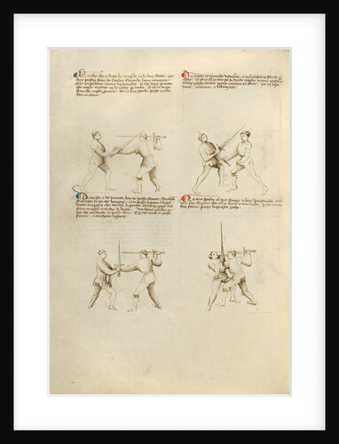Combat with Sword by Fiore Furlan dei Liberi da Premariacco
