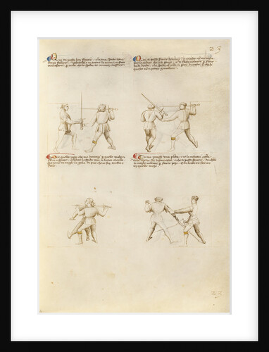 Combat with Sword by Fiore Furlan dei Liberi da Premariacco
