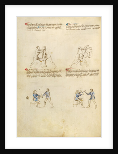Combat with Rondel and Dagger by Fiore Furlan dei Liberi da Premariacco