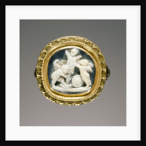 Cameo set into a ring by Anonymous