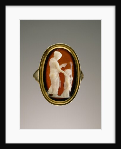 Cameo set into a ring by Anonymous