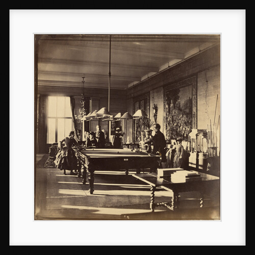 The Billiard Room, Mentmore House by Roger Fenton