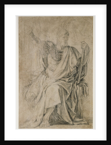 Study for the figure of Astasius by Eustache Le Sueur