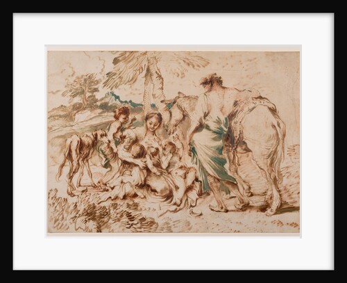 A Family of Shepherds by Giovanni Benedetto Castiglione