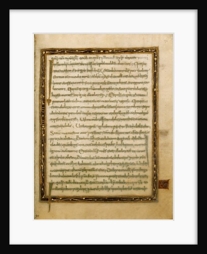 Decorated Text Page by Anonymous