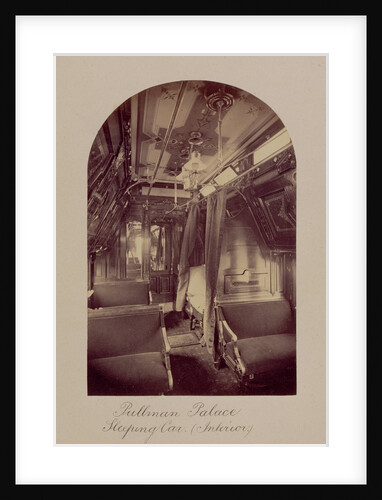 Pullman Palace Sleeping Car (Interior) by Carleton Watkins