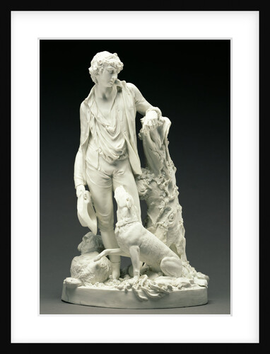 Shepherd with his Dog by Johann Jakob Wilhelm Spängler