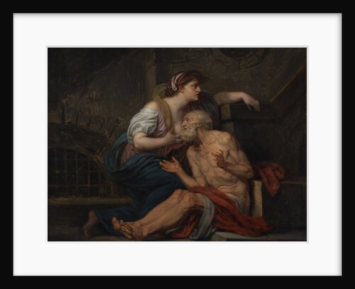 Cimon and Pero: Roman Charity by Jean-Baptiste Greuze