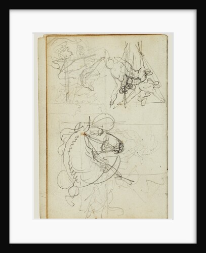 Compositional studies by Théodore Géricault
