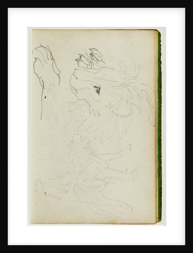 Lion studies by Théodore Géricault