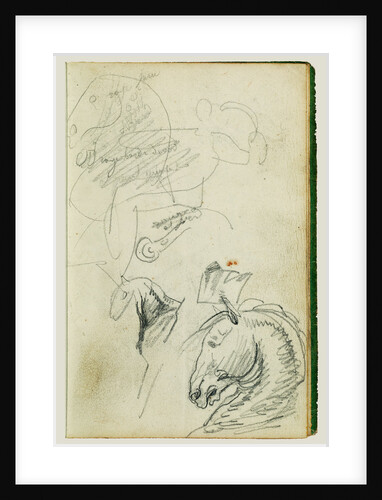 Horse studies by Théodore Géricault